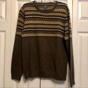 G. H. Bass Co Brown Wool Sweater